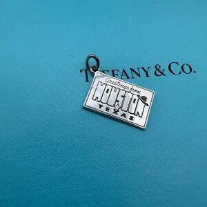 Tiffany & Co. Silver Houston Postcard Charm